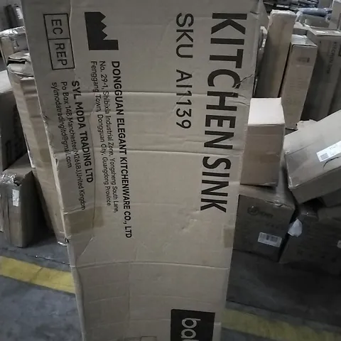 BOXED BABOAN KITCHEN SINK AL1139 SILVER