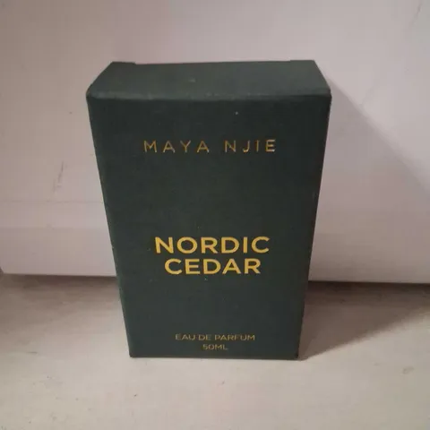 BOXED MAYA NJIE NORDIC CEDAR EAU DE PARFUM 50ML