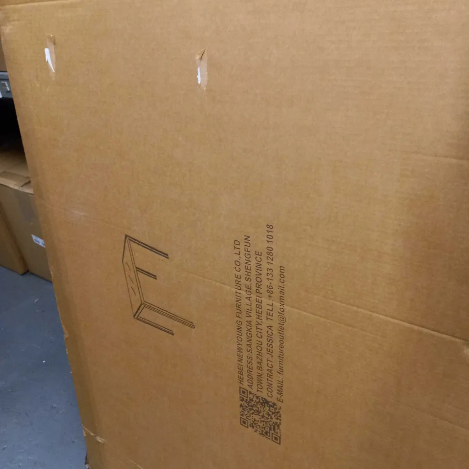 BOXED GREY DINING TABLE