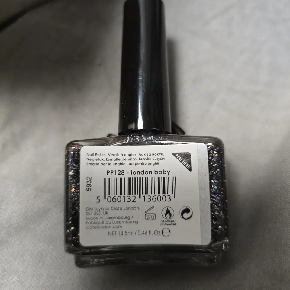 CIATÉ LONDON NAIL POLISH – LONDON BABY (PP128) – GLITTER
