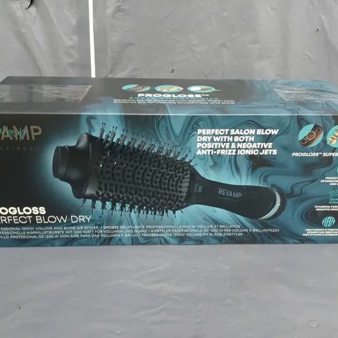 BOXED REVAMP PROGLOSS PERFECT BLOW DRY VOLUME HAIRBRUSH