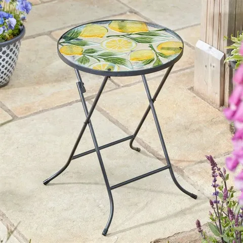 SMART GARDEN LEMON TABLE – ROUND OUTDOOR PATIO TABLE