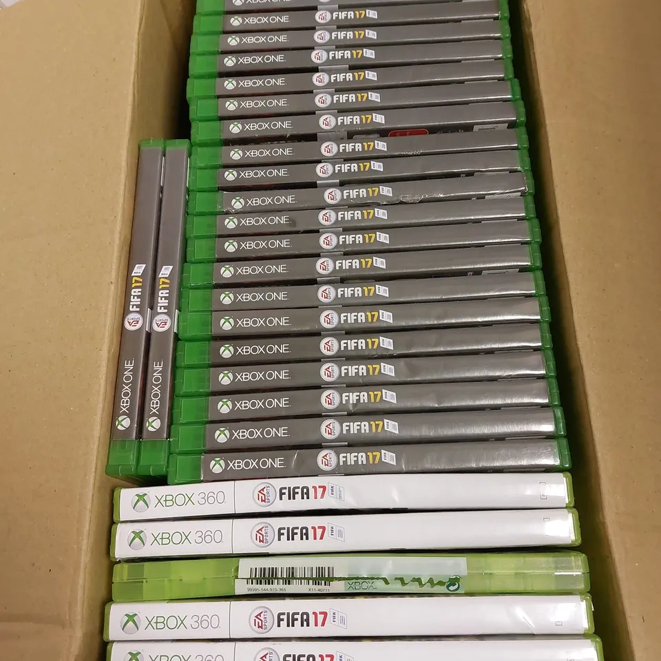 LOT OF 30 FIFA 17 XBOX GAMES