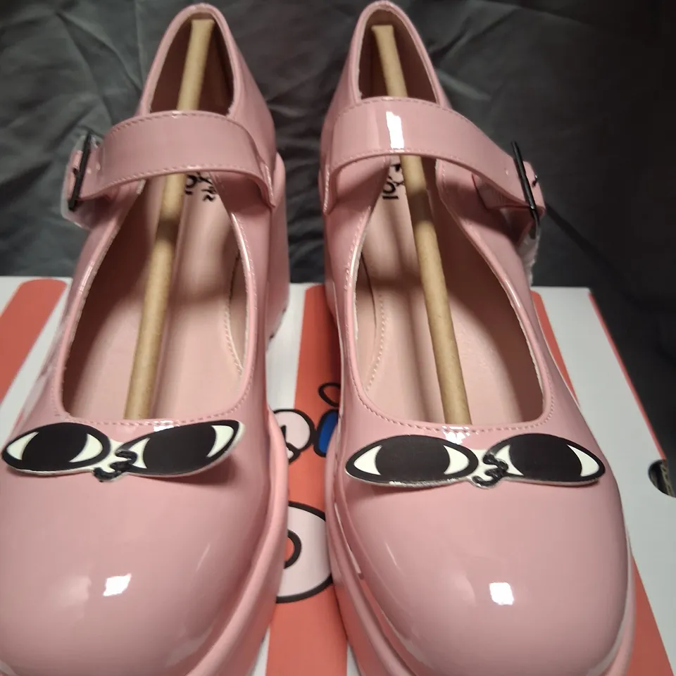 BRAND NEW BOXED KETNIPZ X KOI TIRA KETNIPZ MARY JANES FRICK IM SICK EDITION PINK SIZE 5
