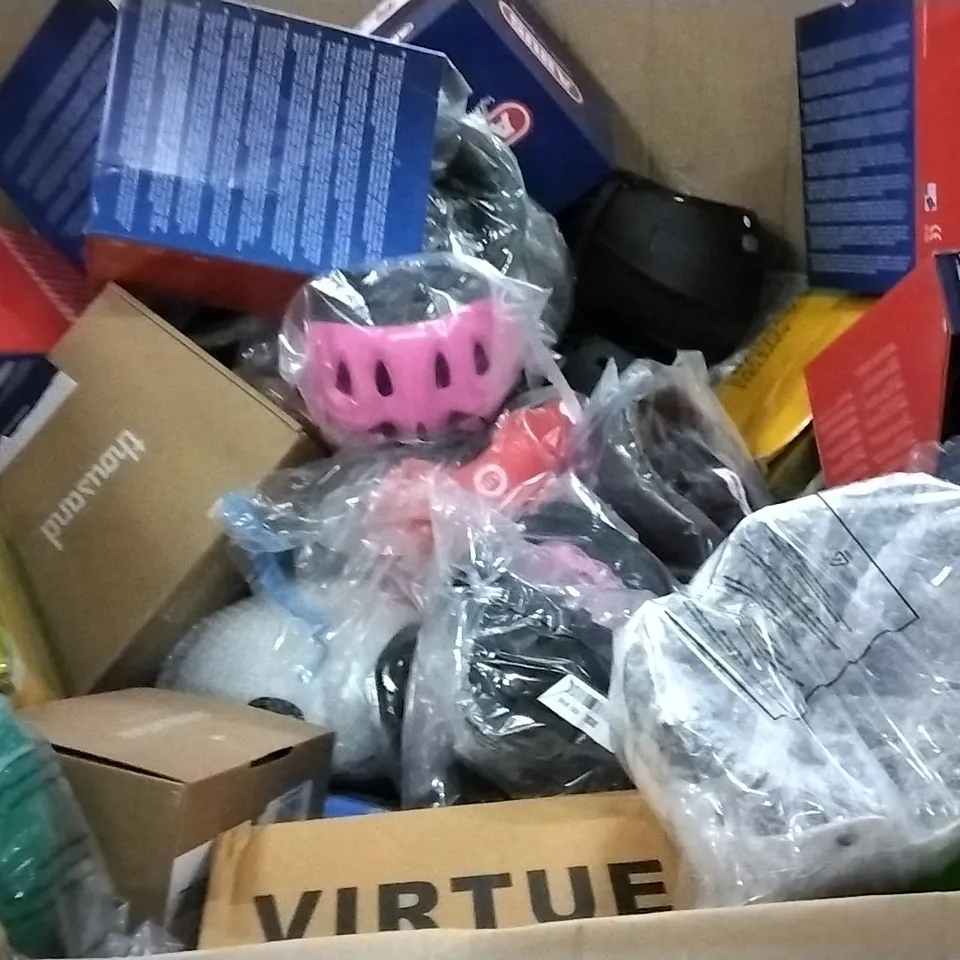 PALLET OF ASSORTED HELMETS INCLUDING ROCKBROS, SIMPLY KIDS DIY KIDS HELMET, BOLLÉ SYNERGY HELMET