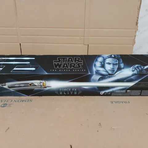 STAR WARS THE BLACK SERIES FORCE FX ELITE AHSOKA TANO LIGHTSABER - COLLECTION ONLY 