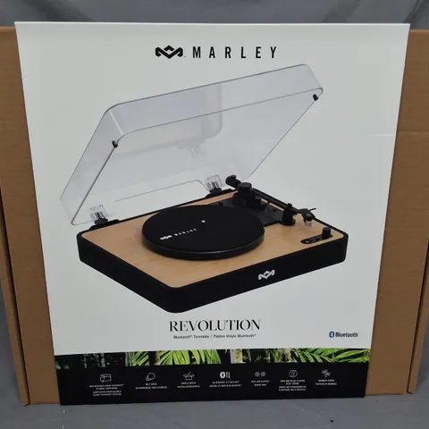 BOXED MARLEY REVOLUTION BLUETOOTH TURNTABLES