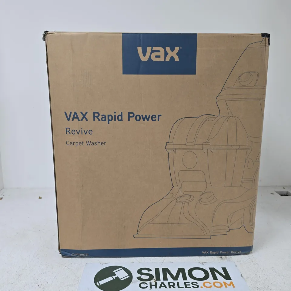 VAX RAPID POWER REVIVE CARPET CLEANER RRP £230
