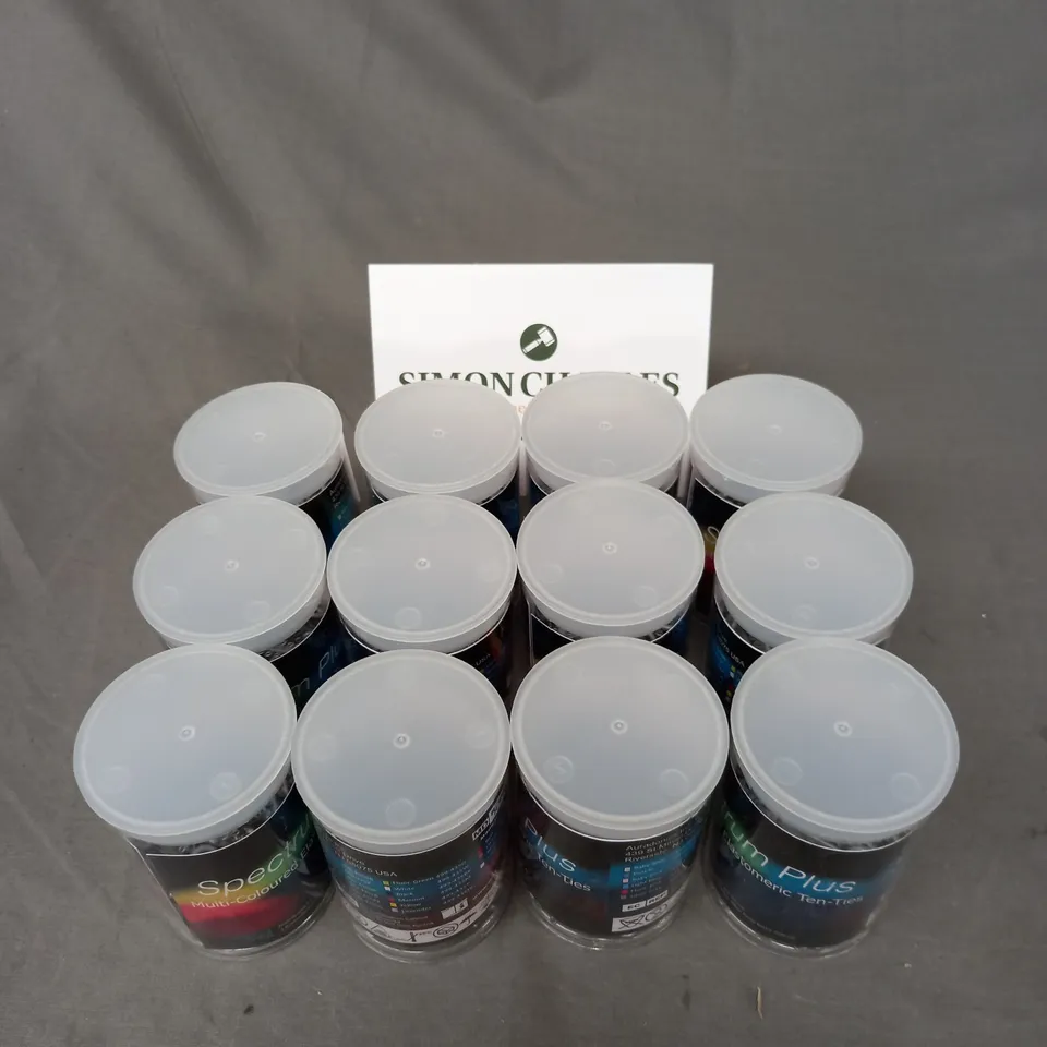 ORTHOCARE LOT OF APPROXIMATELY 12 SPECTRUM PLUS LIGATURE TIES IN SILVER GREY