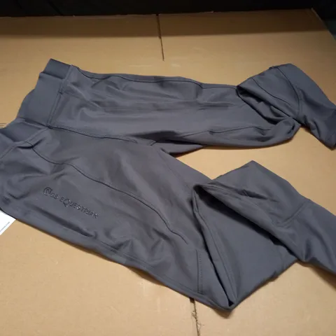 EQUESTRIAN LADIES RIDING TIGHTS IN GREY - 12 ADULT
