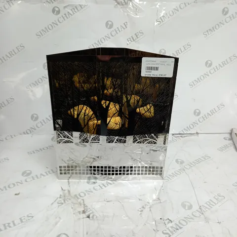 LUXA CHROME FOREST FIREBOX FLAMELIGHT