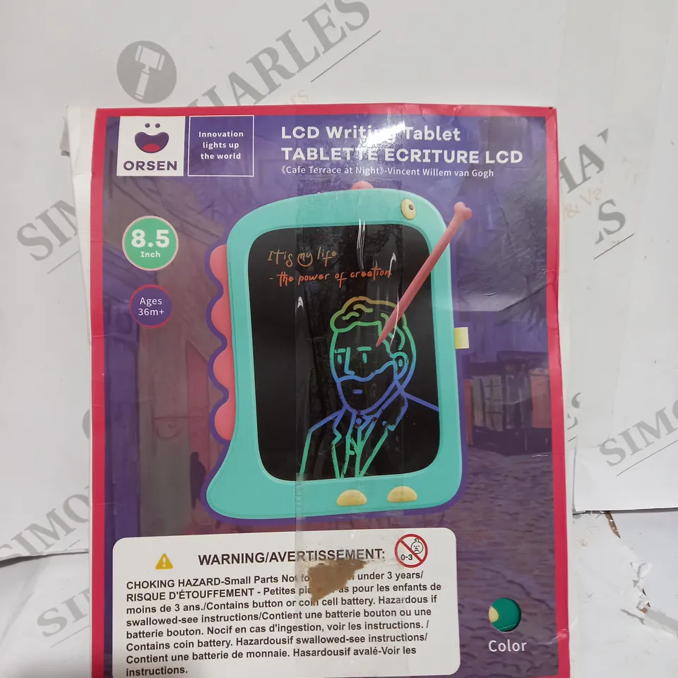 BOXED LCD WRITING TABLET ECRITURE LCD