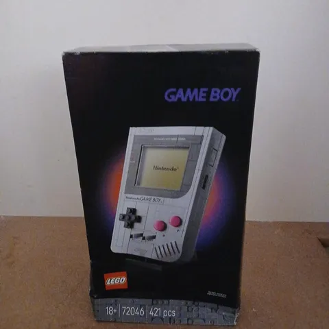 LEGO 72046 NINTENDO GAME BOY BUILDABLE DISPLAY MODEL - 421 PCS (18+) BOXED SET