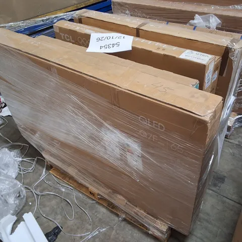 PALLET CONTAINING 7 ASSORTED DAMAGED TVS