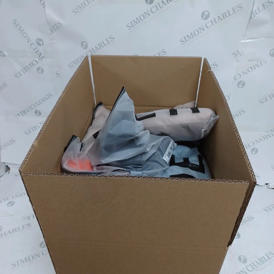 BOX OF APPROXIMATELY 25 SHEIN PRODUCTS IN VARIOUS COLOURS & SIZES