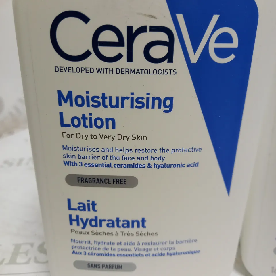 LOT OF 2 CERAVE MOISTURISING LOTIONS