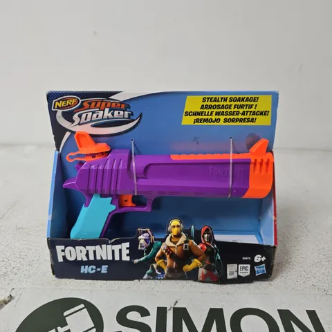 NERF FORTNITE HC-E SUPER SOAKER WATER BLASTER – BOXED