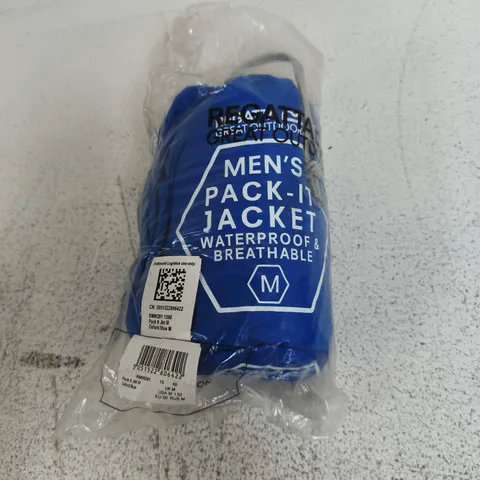 BAGGED REGATTA MENS PACK IT JACKET III IN BLACK - UK MEDIUM