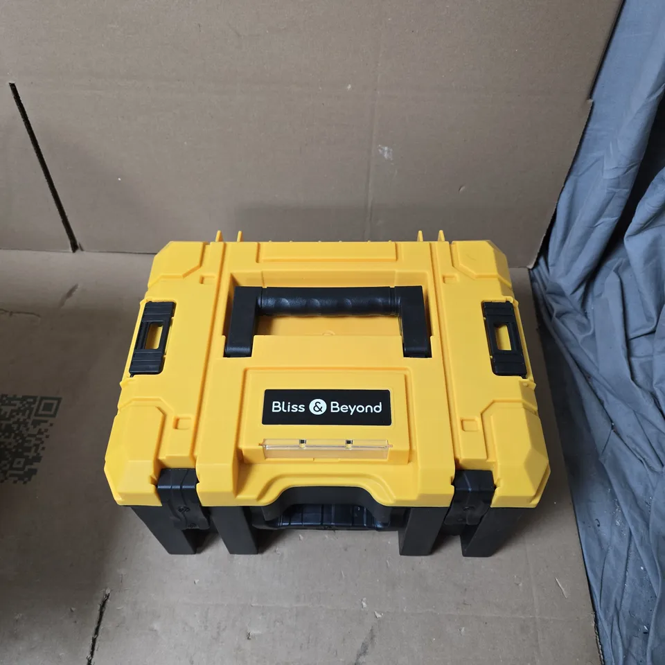 BLISS & BEYOND CORDLESS MULTI-TOOL KIT IN YELLOW CASE
