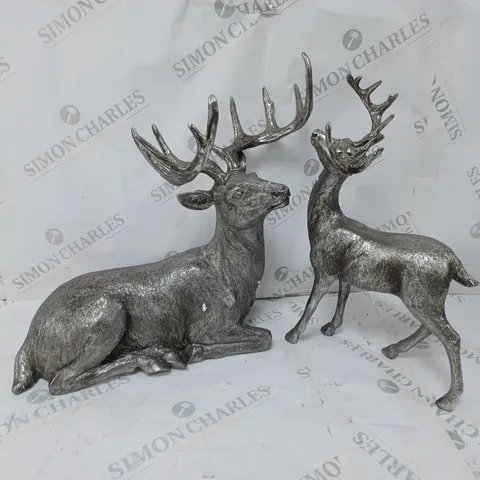 BOXED ALISON CORK SET OF 2 STAGS
