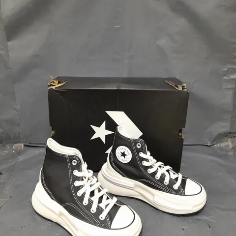 BOXED PAIR OF CONVERSE CHUCK TAYLOR CHUNKY BASE UK 3.5 MENS UK 5 WOMENS 