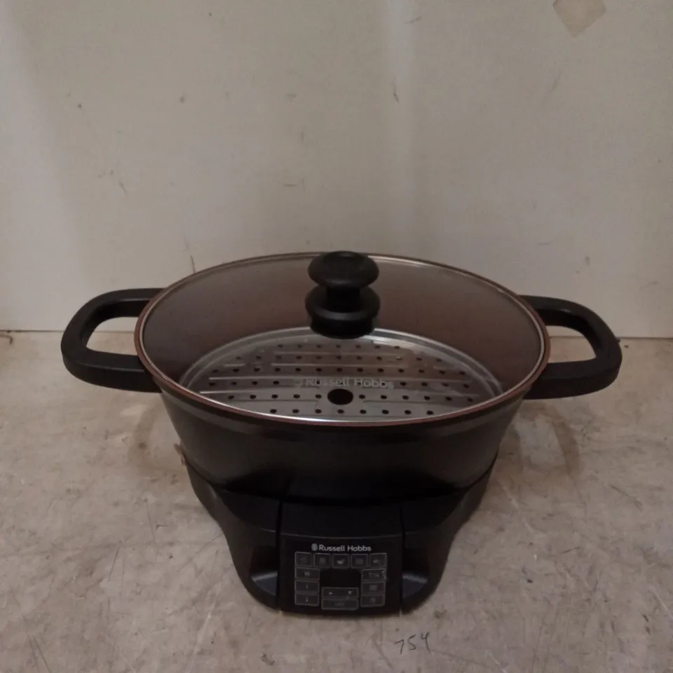 BOXED RUSSELL HOBS GOOD TO GO MULTI-COOKER