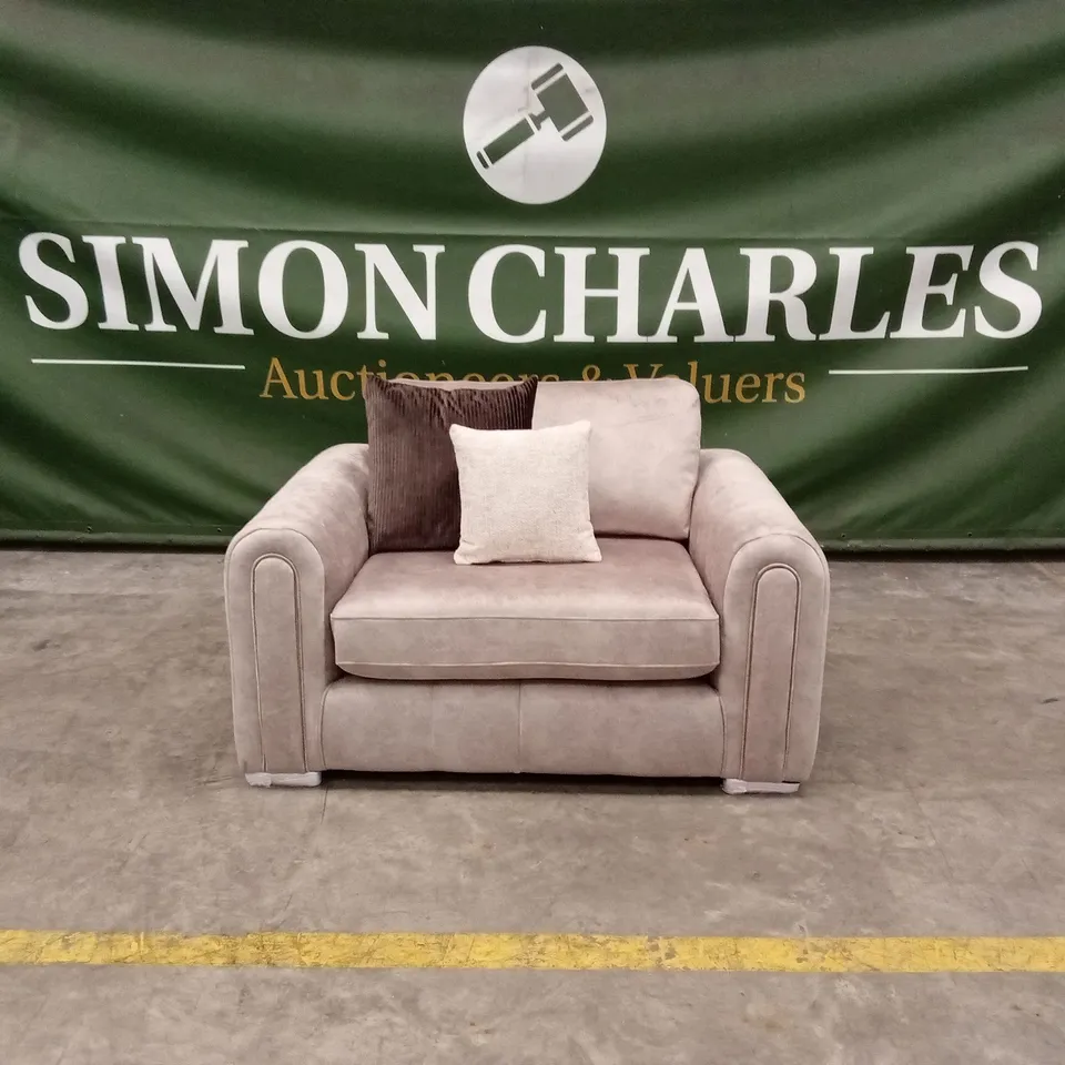 AMARA SNUGGLE CHAIR - STONE RRP £949