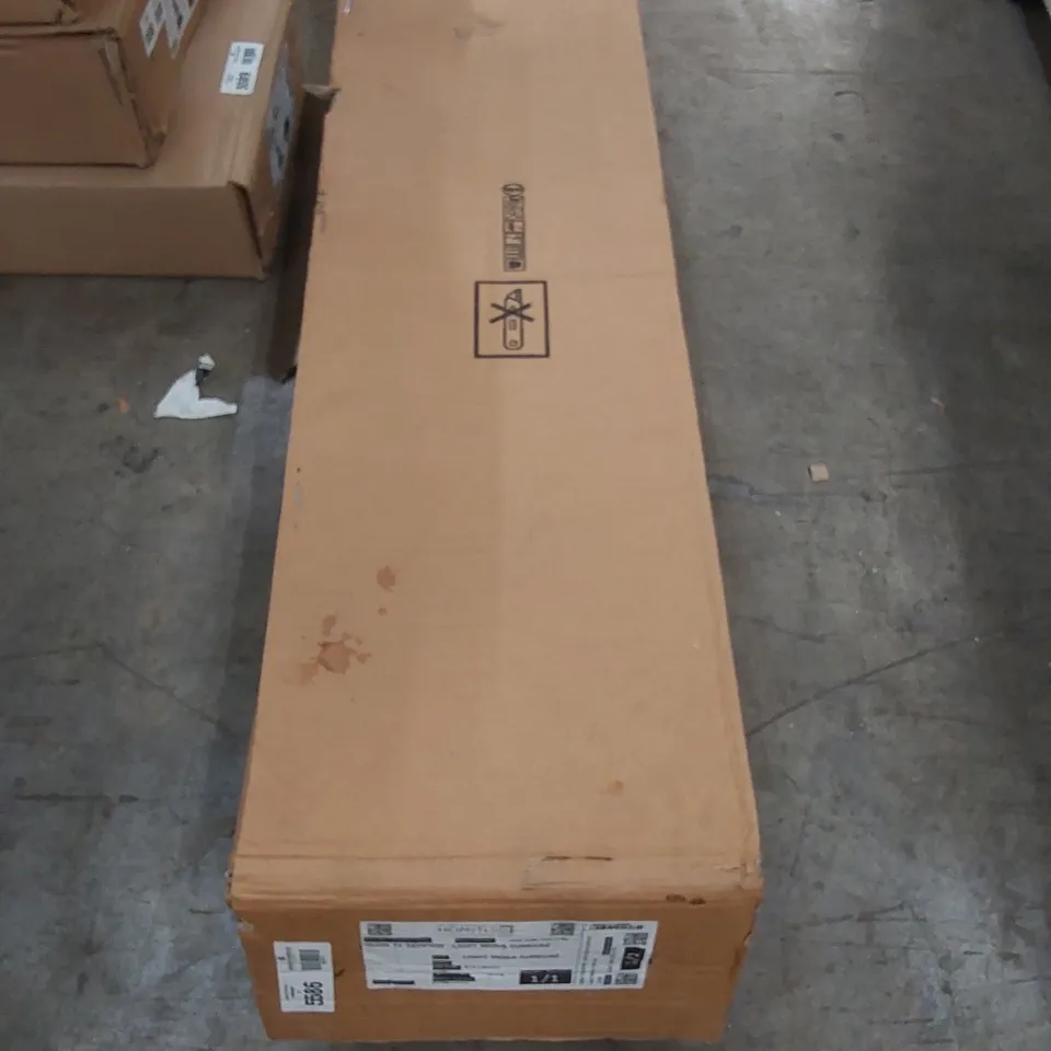 BRAND NEW BOXED GUDA TV UNIT - LIGHT MOCHA/TURQUOISE 