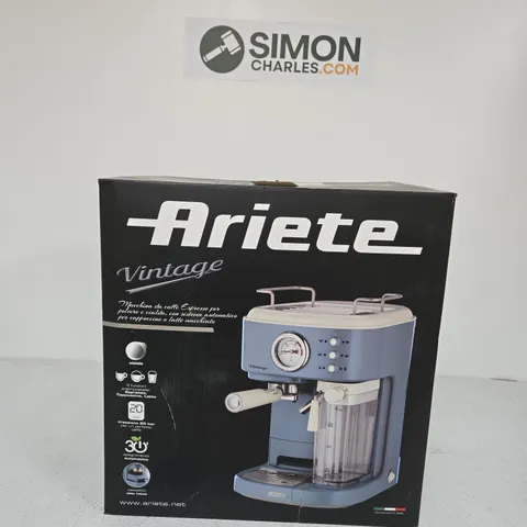 ARIETE VINTAGE ESPRESSO COFFEE MACHINE β BLUE