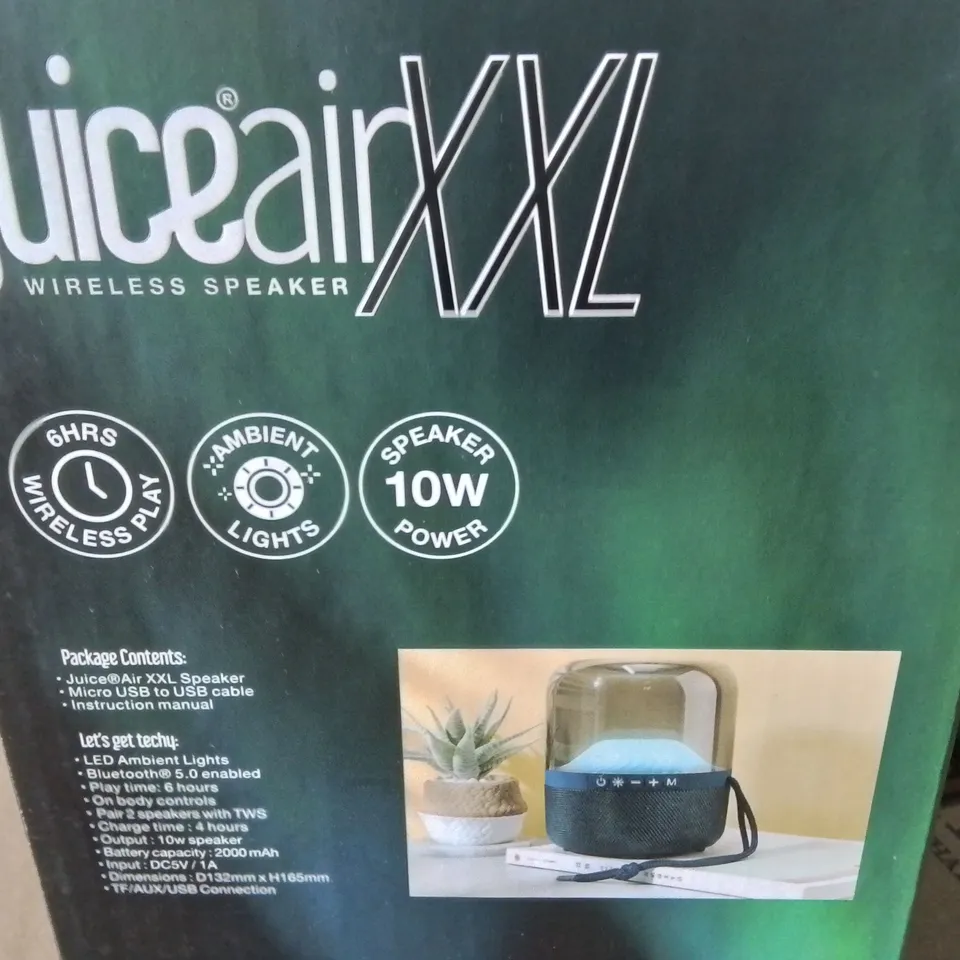 LOT OF 5 BRAND NEW JUICEAIR XXL WIRELESS SPEAKERS