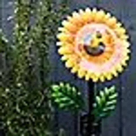 GARDEN STORIES COLOUR SPLASH SET OF 2 FIBRE LIT FLOWER STAKES