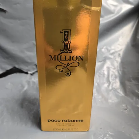 BOXED PACO RABANNE 1 MILLION EAU DE TOILETTE 200ML