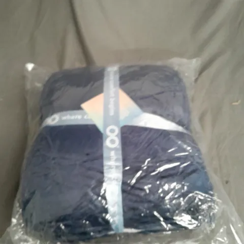 SEALED OODIE OVERSIZED HOODED BLANKET - NAVY 