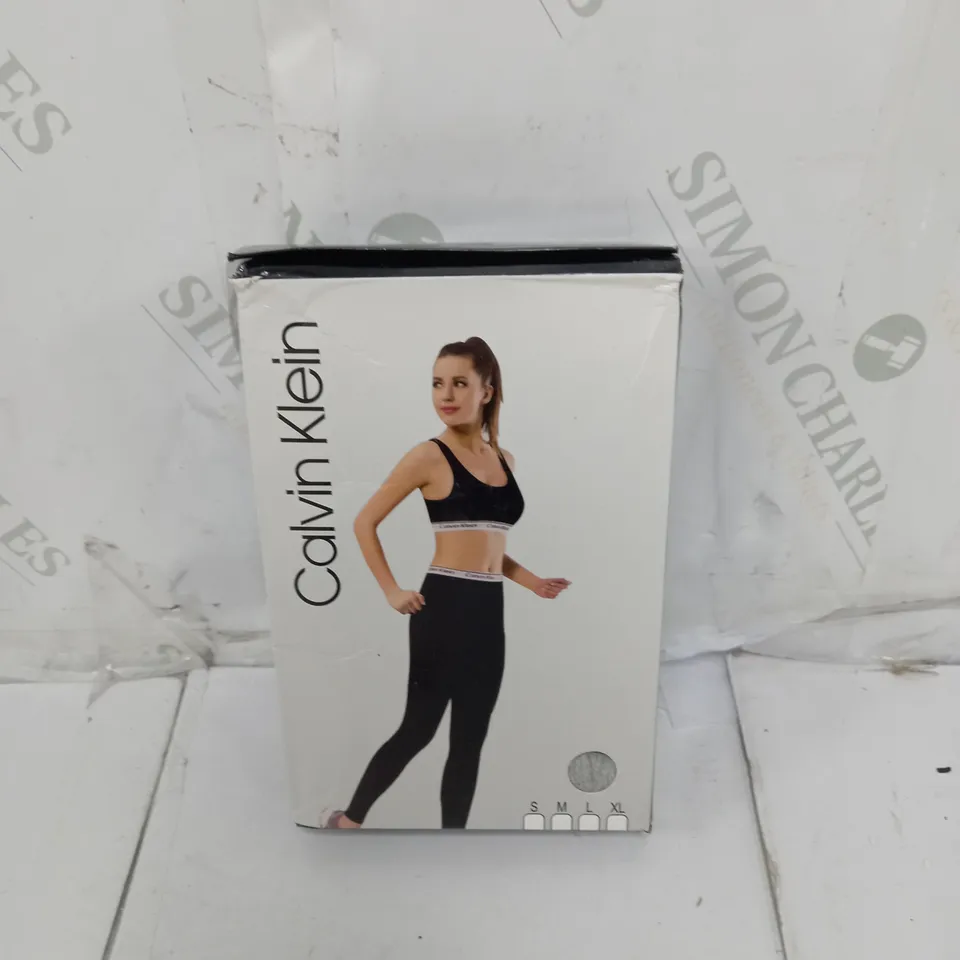 BOXED CALVIN KLEIN MEDIUM GREY LEGGINGS 