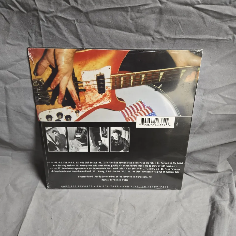 DILLINGER FOUR – PUNK ROCK VINYL LP - SEALED 
