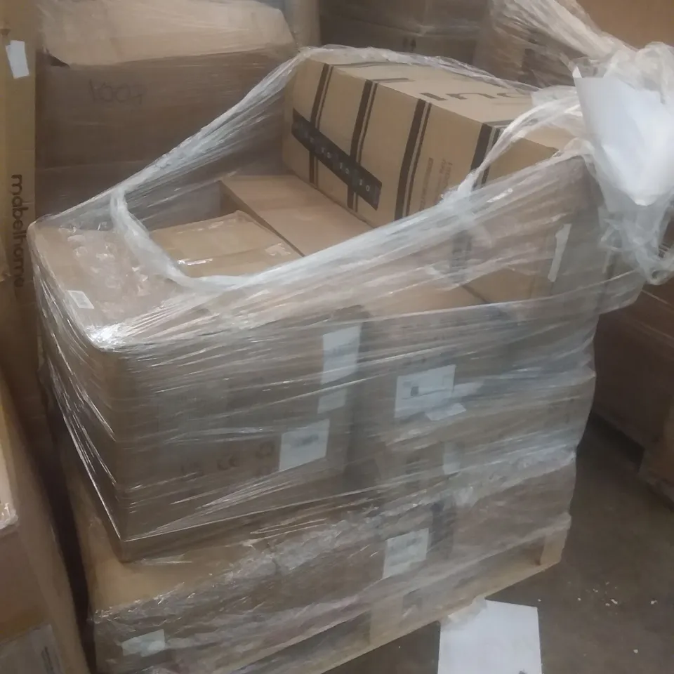 PALLET OF ASSORTED ITEMS INCLUDING GAMING TABLE, OFFICE CHAIR, MAKEUP DESK, IRONING BOARD