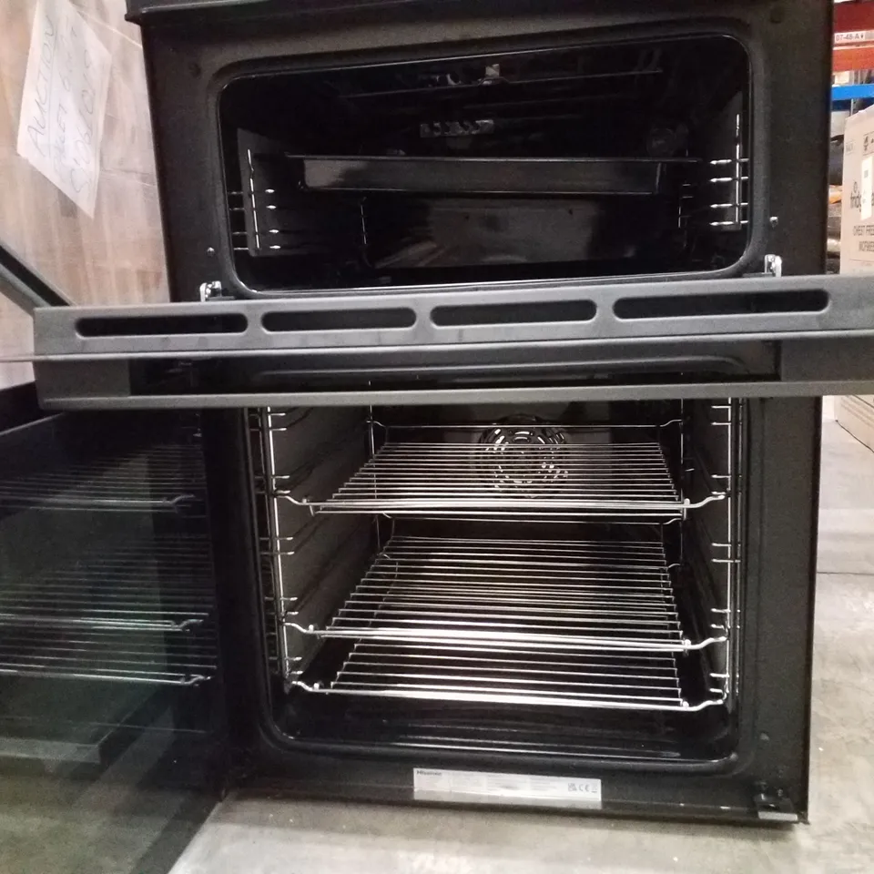 HISENSE HDCEIT6C20B INDUCTION ELECTRIC COOKER WITH DOUBLE OVEN IN BLACK 