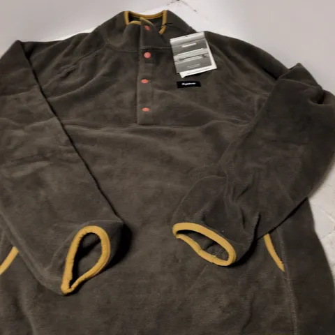 FINISTERRE MEN'S AXIOM 1/4 SNAP FLEECE β COFFEE BROWN, UK M