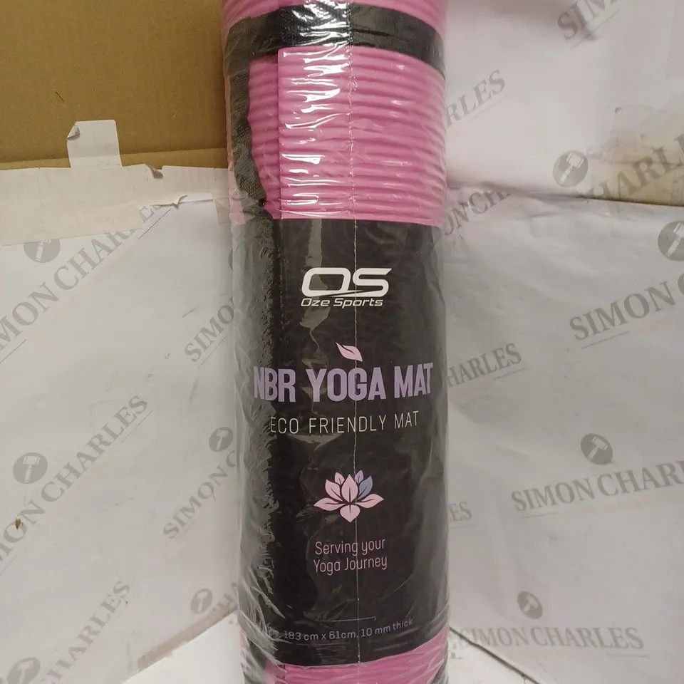 PACKAGED AND SEALED OZE SPORTS NBR YOGA MAT.