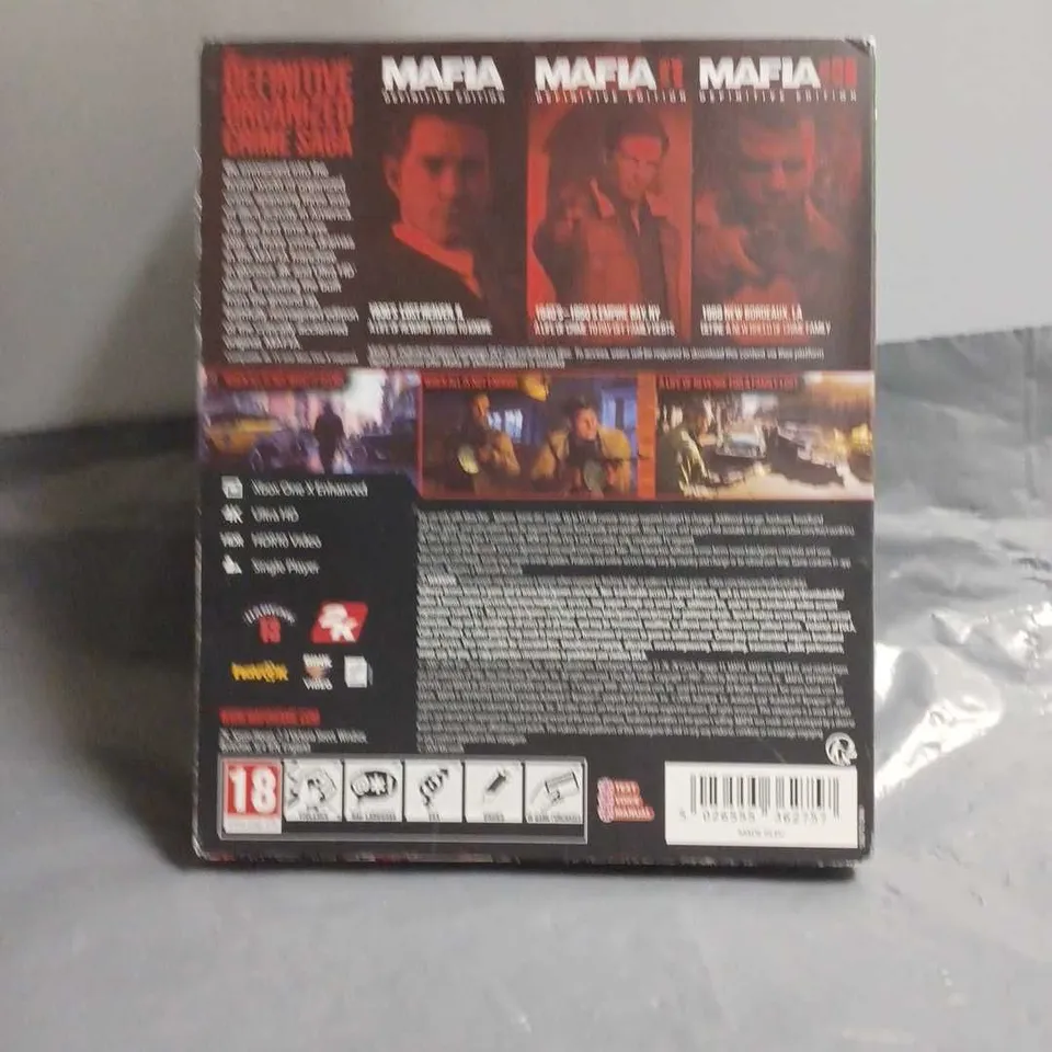 SEALED MAFIA TRILOGY FOR XBOX ONE