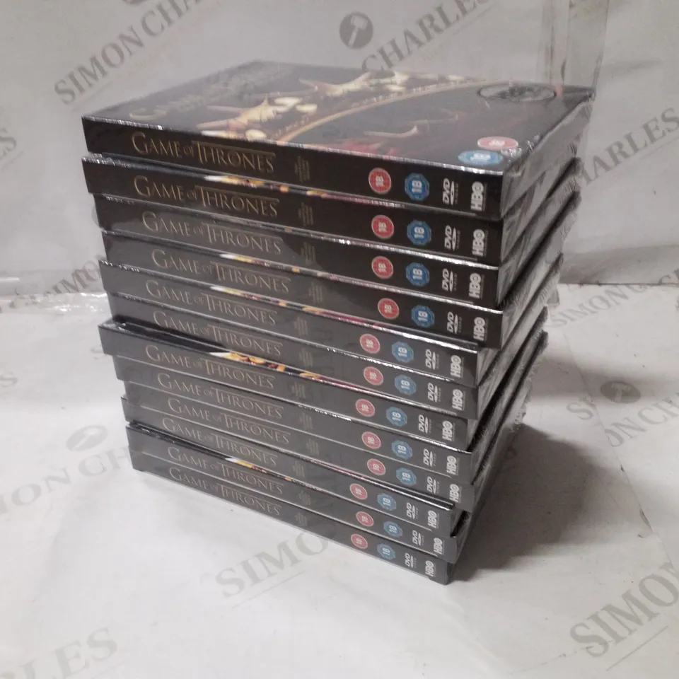 LOT OF 12 COPIES OF GAME OF THRONES SEASON 2