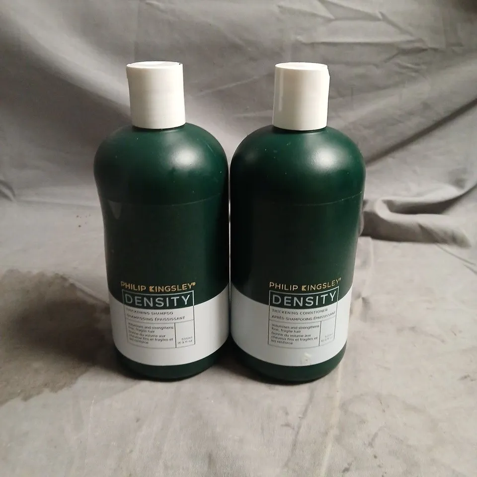 PHILIP KINGSLEY DENSITY THICKENING SHAMPOO & CONDITIONER 500ML PER BOTTLE