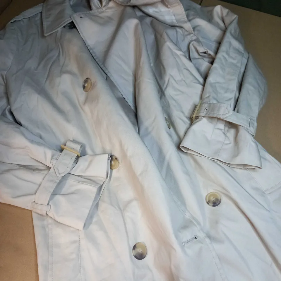 MNG CREAM TRENCH COAT - XL