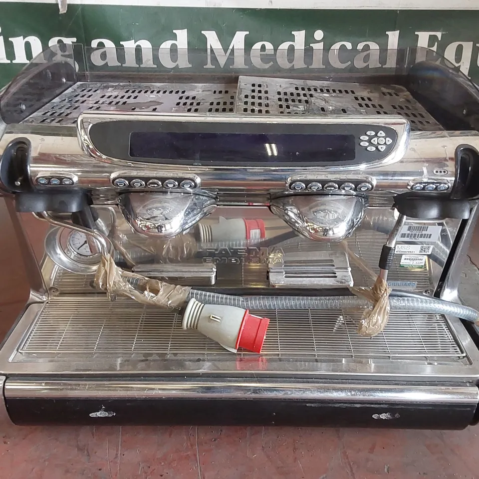FAEMA EMBLEMA 2 GROUP COMMERCIAL COFFEE ESPRESSO MACHINE - MSEMBL2