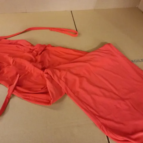 AYM WARREN MIDI DRESS IN BRIGHT ORANGE - S