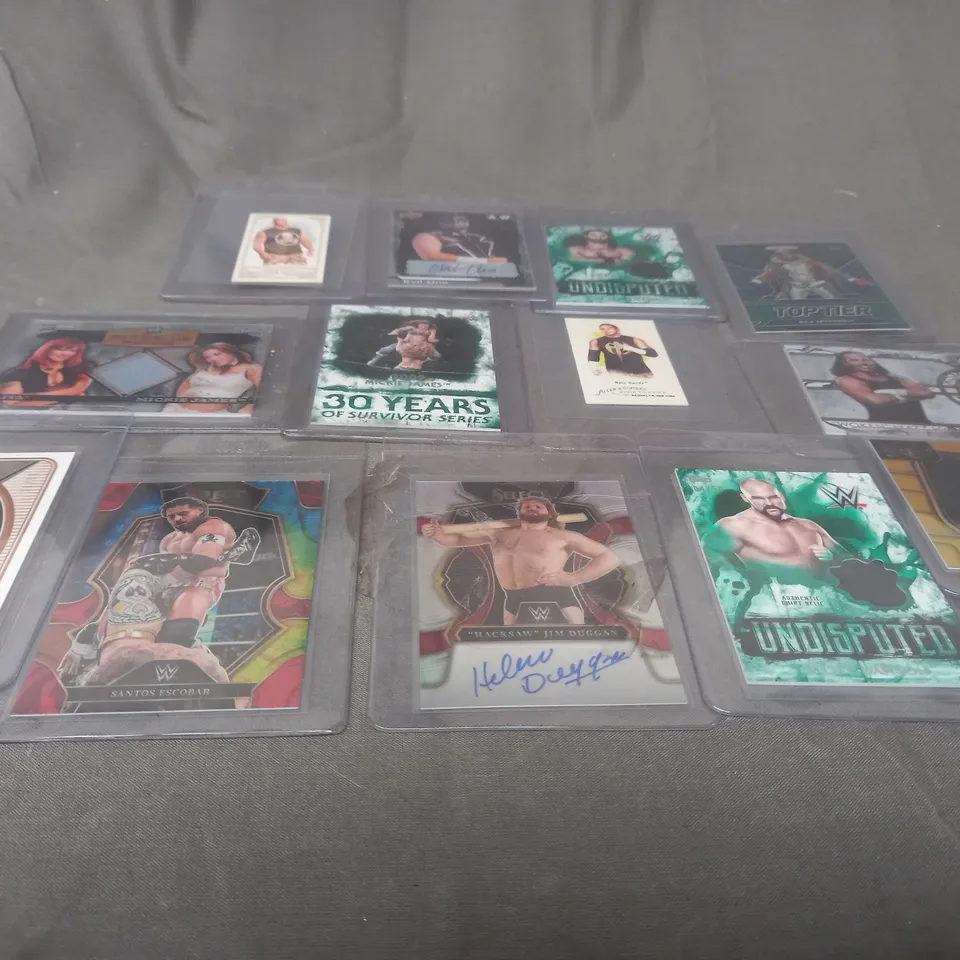 BOX OF ASSORTED COLLECTABLE WRESTLING CARDS