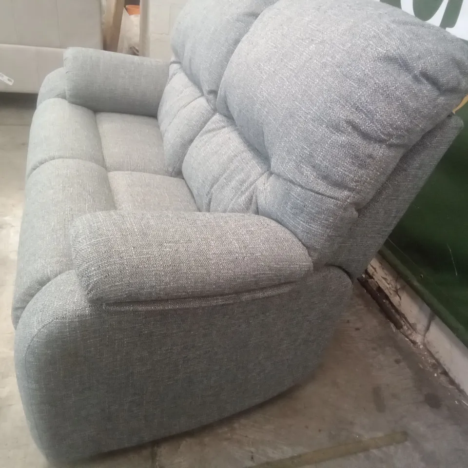 DESIGNER G PLAN MADE MISTRAL C 2 SEATER SOFA - DAPPLE KINGFISHER FABRIC 