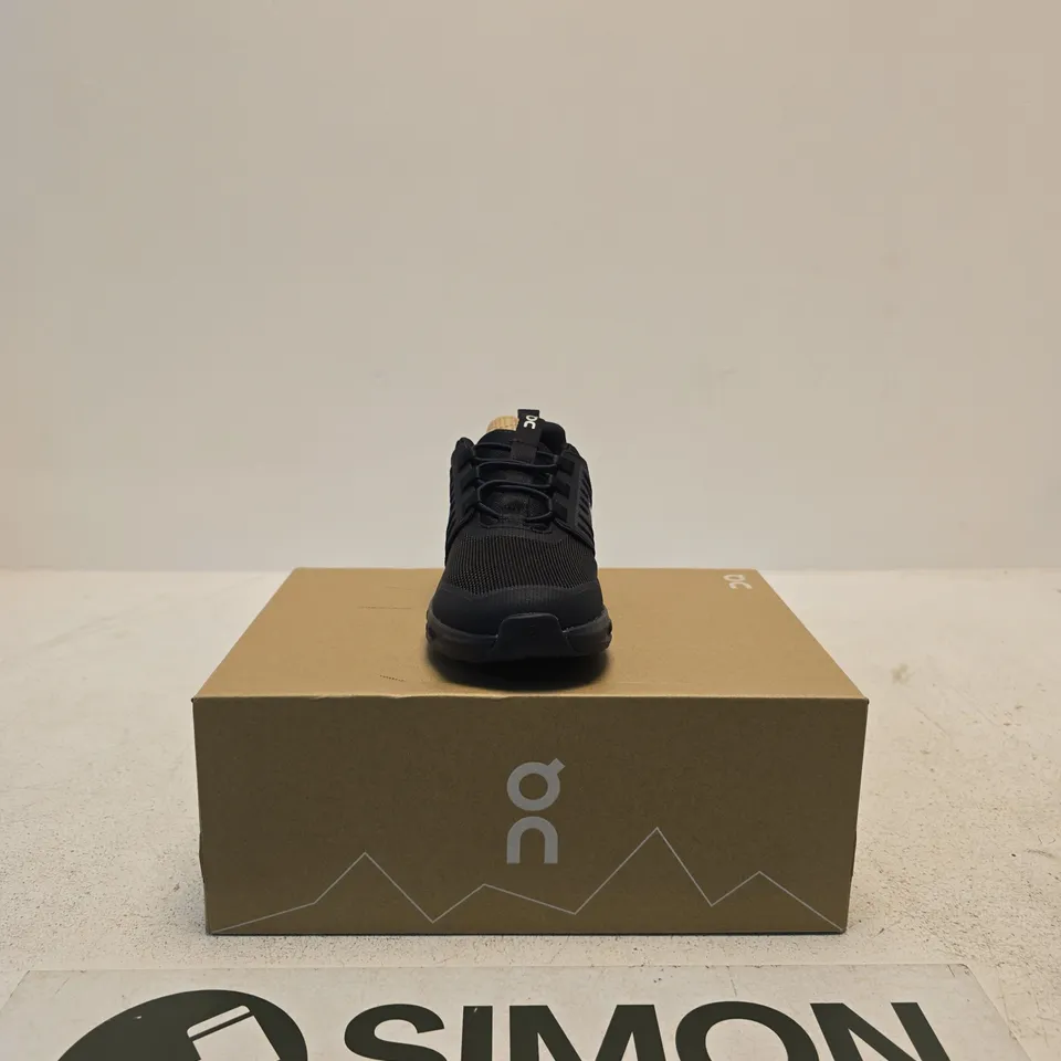 ON RUNNING CLOUDSWIFT KIDS BLACK TRAINERS – US 1 (UK CHILDREN'S 13.5)