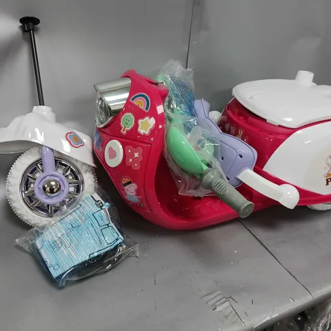 PEPPA PIG BATTERY POWERED MOTOR BIKE