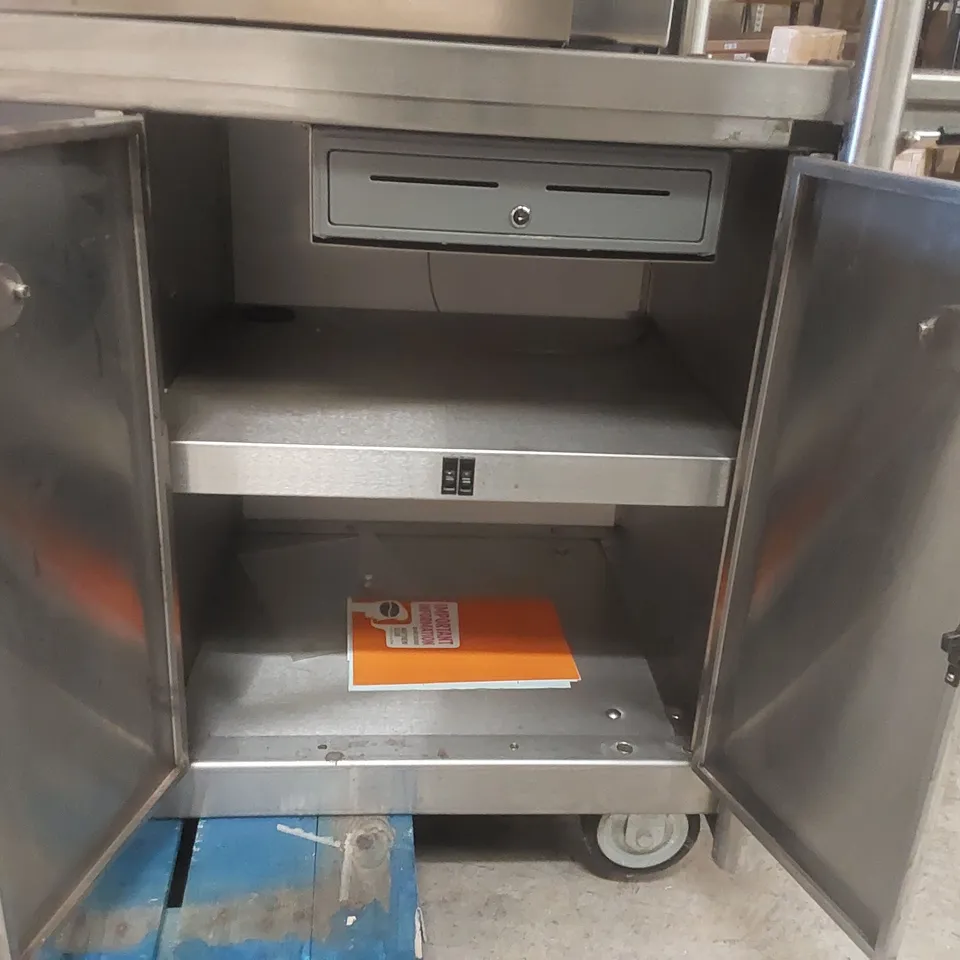 TANK STAINLESS STEEL MOBILE FOOD AND DRINK CATERING STATION